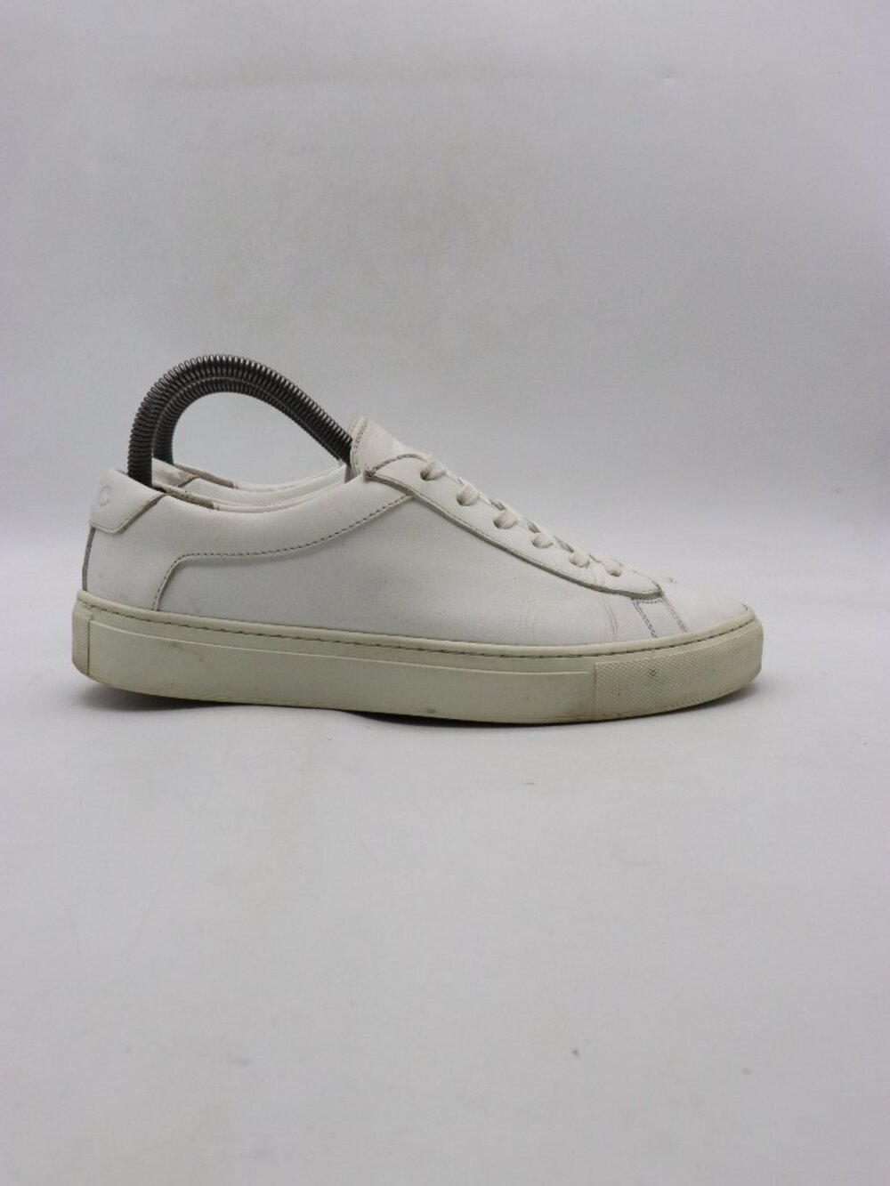 Koio Capri Low Triple White Leather Women's Size EU 38 Casual Sneakers Italy